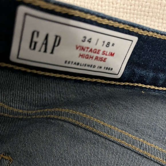 Gap jeans, ankle length, vintage slim, 18/34 - Picture 6 of 6